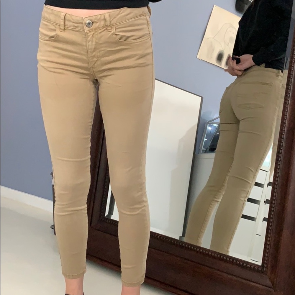 american eagle khaki pants